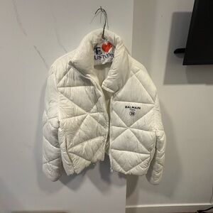 Ivory Puffer Jacket